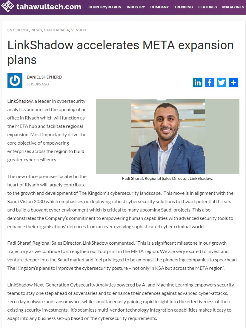 LinkShadow Accelerates META Expansion Plans